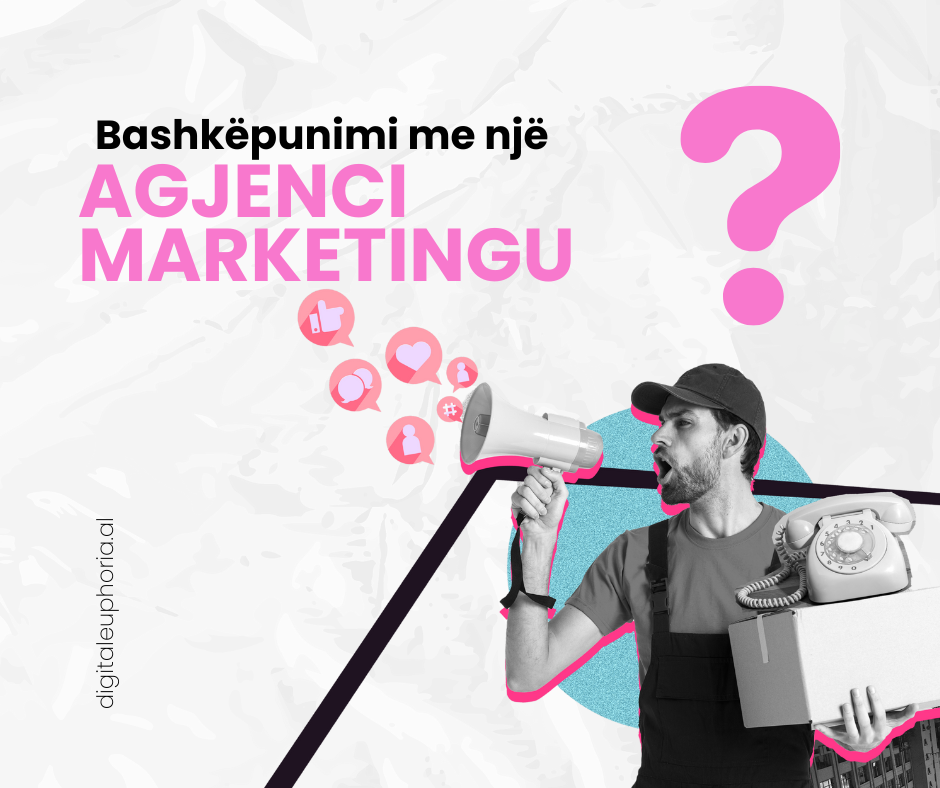 Bashkëpunimi me një agjenci marketingu, qëllimi i së cilës është rritja e prezencës online të një biznesi